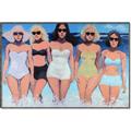 Picture of Beach Babes _GroupedProduct_Rectangle_Landscape_Canvas_Framed_