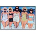 Picture of Beach Babes _GroupedProduct_Rectangle_Landscape_Canvas_Framed_