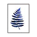 Picture of Indigo Fern  _GroupedProduct_Rectangle_Portrait_Canvas_Framed_