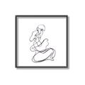 Picture of Intertwined I  _GroupedProduct_Square_Canvas_Framed_