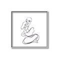 Picture of Intertwined I  _GroupedProduct_Square_Canvas_Framed_
