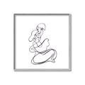 Picture of Intertwined I  _GroupedProduct_Square_Canvas_Framed_