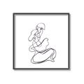 Picture of Intertwined I  _GroupedProduct_Square_Canvas_Framed_