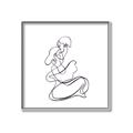 Picture of Intertwined I  _GroupedProduct_Square_Canvas_Framed_