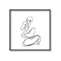 Picture of Intertwined I  _GroupedProduct_Square_Canvas_Framed_