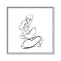 Picture of Intertwined I  _GroupedProduct_Square_Canvas_Framed_