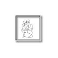 Picture of Intertwined II  _GroupedProduct_Square_Canvas_Framed_
