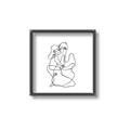 Picture of Intertwined II  _GroupedProduct_Square_Canvas_Framed_
