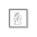 Picture of Intertwined II  _GroupedProduct_Square_Canvas_Framed_