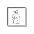 Picture of Intertwined II  _GroupedProduct_Square_Canvas_Framed_