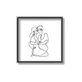 Picture of Intertwined II  _GroupedProduct_Square_Canvas_Framed_