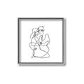 Picture of Intertwined II  _GroupedProduct_Square_Canvas_Framed_