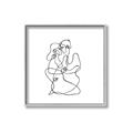 Picture of Intertwined II  _GroupedProduct_Square_Canvas_Framed_