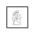 Picture of Intertwined II  _GroupedProduct_Square_Canvas_Framed_