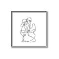 Picture of Intertwined II  _GroupedProduct_Square_Canvas_Framed_