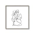 Picture of Intertwined II  _GroupedProduct_Square_Canvas_Framed_