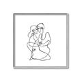 Picture of Intertwined II  _GroupedProduct_Square_Canvas_Framed_