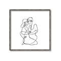 Picture of Intertwined II  _GroupedProduct_Square_Canvas_Framed_