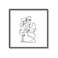 Picture of Intertwined II  _GroupedProduct_Square_Canvas_Framed_
