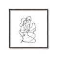 Picture of Intertwined II  _GroupedProduct_Square_Canvas_Framed_