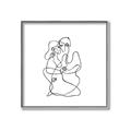 Picture of Intertwined II  _GroupedProduct_Square_Canvas_Framed_
