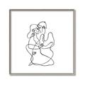 Picture of Intertwined II  _GroupedProduct_Square_Canvas_Framed_