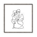 Picture of Intertwined II  _GroupedProduct_Square_Canvas_Framed_