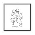 Picture of Intertwined II  _GroupedProduct_Square_Canvas_Framed_
