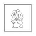 Picture of Intertwined II  _GroupedProduct_Square_Canvas_Framed_