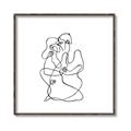 Picture of Intertwined II  _GroupedProduct_Square_Canvas_Framed_