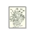 Picture of Drawn Florals I  _GroupedProduct_Rectangle_Portrait_Canvas_Framed_