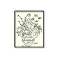 Picture of Drawn Florals I  _GroupedProduct_Rectangle_Portrait_Canvas_Framed_