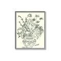 Picture of Drawn Florals I  _GroupedProduct_Rectangle_Portrait_Canvas_Framed_