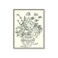 Picture of Drawn Florals I  _GroupedProduct_Rectangle_Portrait_Canvas_Framed_