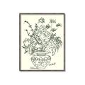 Picture of Drawn Florals I  _GroupedProduct_Rectangle_Portrait_Canvas_Framed_
