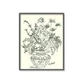 Picture of Drawn Florals I  _GroupedProduct_Rectangle_Portrait_Canvas_Framed_