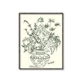 Picture of Drawn Florals I  _GroupedProduct_Rectangle_Portrait_Canvas_Framed_
