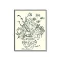 Picture of Drawn Florals I  _GroupedProduct_Rectangle_Portrait_Canvas_Framed_