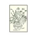Picture of Drawn Florals I  _GroupedProduct_Rectangle_Portrait_Canvas_Framed_