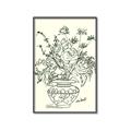 Picture of Drawn Florals I  _GroupedProduct_Rectangle_Portrait_Canvas_Framed_