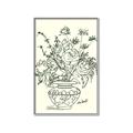 Picture of Drawn Florals I  _GroupedProduct_Rectangle_Portrait_Canvas_Framed_