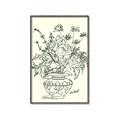 Picture of Drawn Florals I  _GroupedProduct_Rectangle_Portrait_Canvas_Framed_