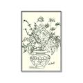Picture of Drawn Florals I  _GroupedProduct_Rectangle_Portrait_Canvas_Framed_