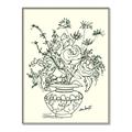Picture of Drawn Florals I  _GroupedProduct_Rectangle_Portrait_Canvas_Framed_