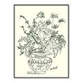 Picture of Drawn Florals I  _GroupedProduct_Rectangle_Portrait_Canvas_Framed_