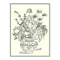 Picture of Drawn Florals I  _GroupedProduct_Rectangle_Portrait_Canvas_Framed_