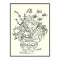 Picture of Drawn Florals I  _GroupedProduct_Rectangle_Portrait_Canvas_Framed_