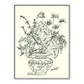 Picture of Drawn Florals I  _GroupedProduct_Rectangle_Portrait_Canvas_Framed_