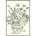 Picture of Drawn Florals I  _GroupedProduct_Rectangle_Portrait_Canvas_Framed_