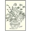 Picture of Drawn Florals I  _GroupedProduct_Rectangle_Portrait_Canvas_Framed_